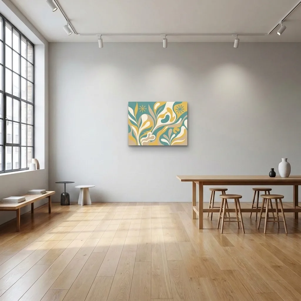 Organische Harmonie — im Interieur