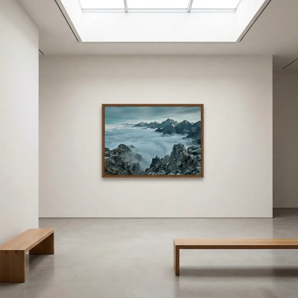 Above the Clouds — in a room