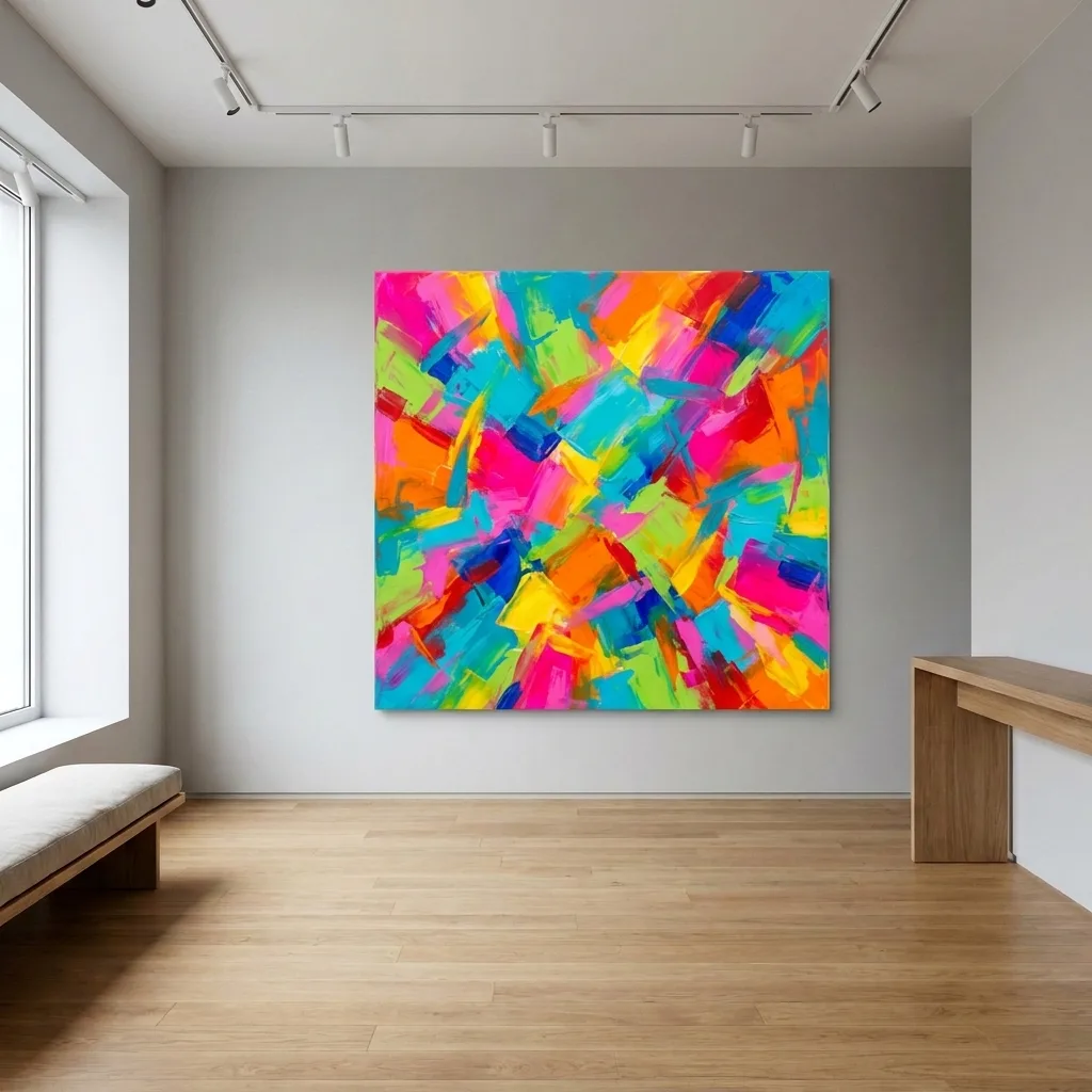 Kaleidoskop barev — v interiéru
