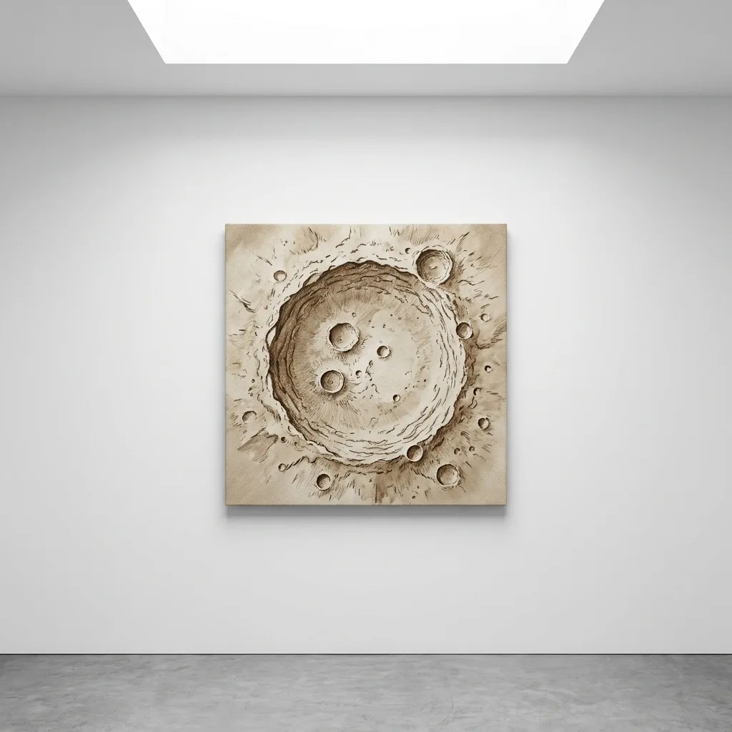 Anatomy of a Crater — in a room