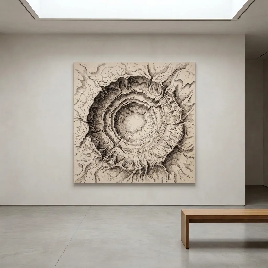 Anatomy of a Crater — in a room