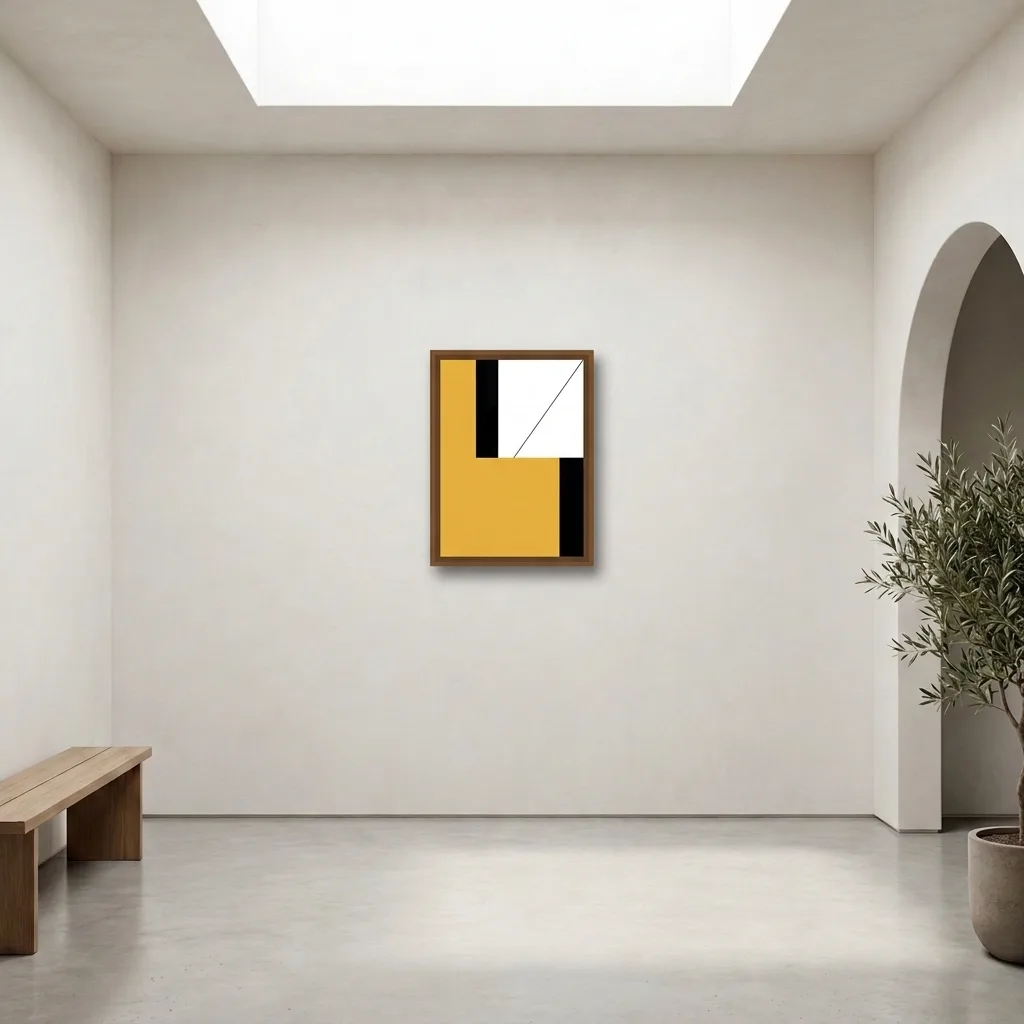 Geometrie des Kontrasts — im Interieur