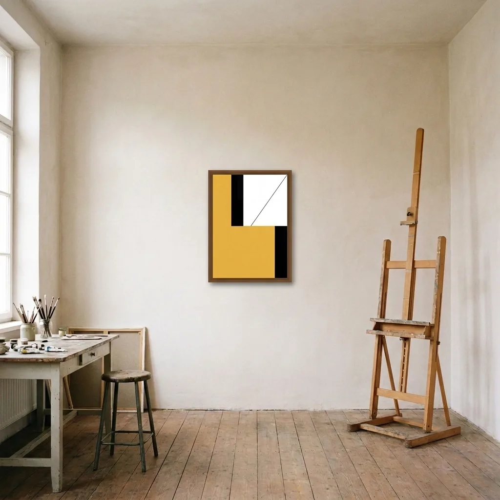 Geometrie des Kontrasts — im Interieur