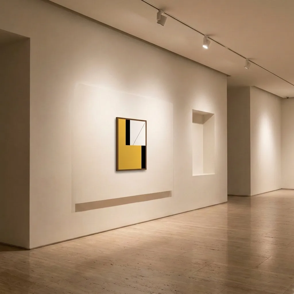 Geometrie des Kontrasts — im Interieur