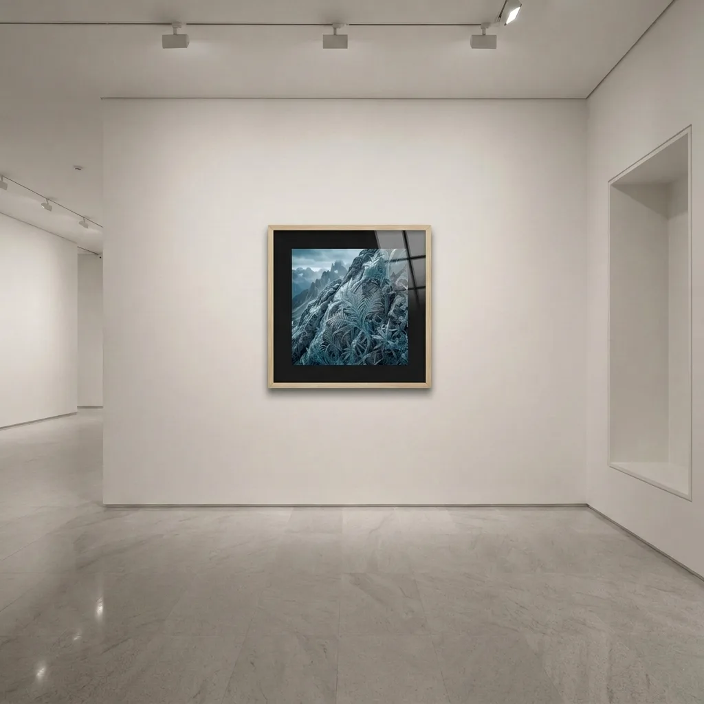 Ice Ferns — in a room