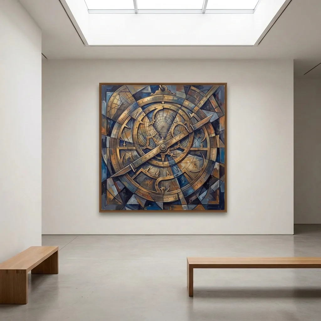 Geometrie času — v interiéru