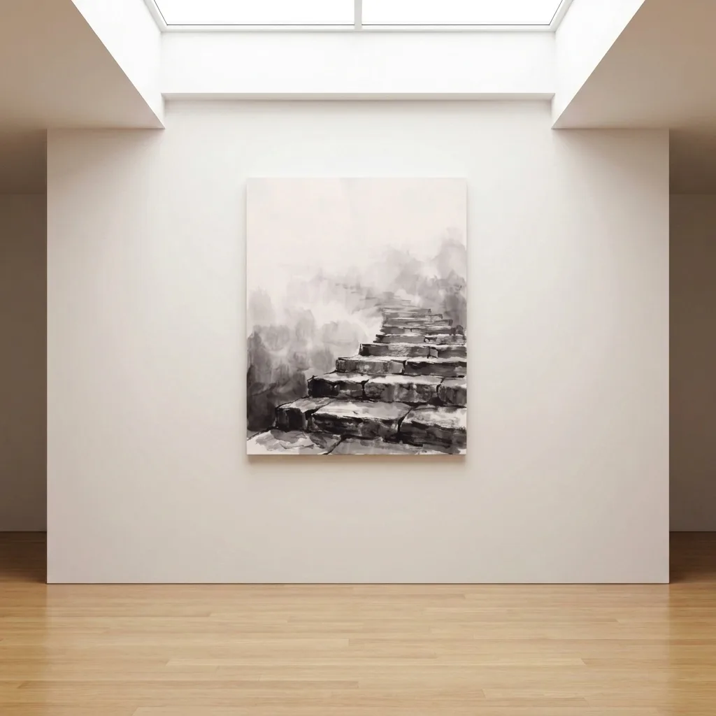 Nebelige Stufen — im Interieur