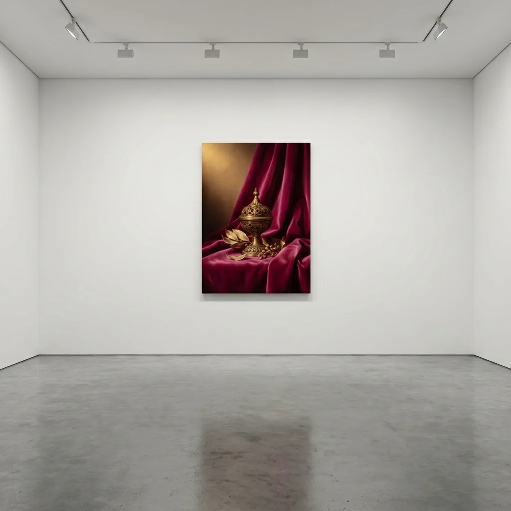Messing und Purpur — im Interieur