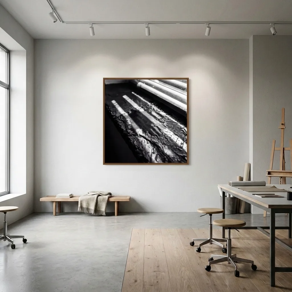 Gleams on Stone — in a room