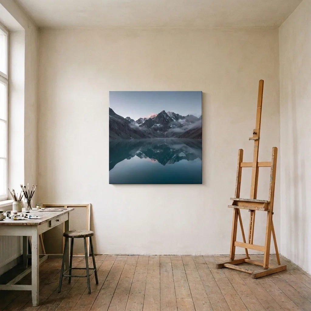 Mirror of the Mountains — in a room
