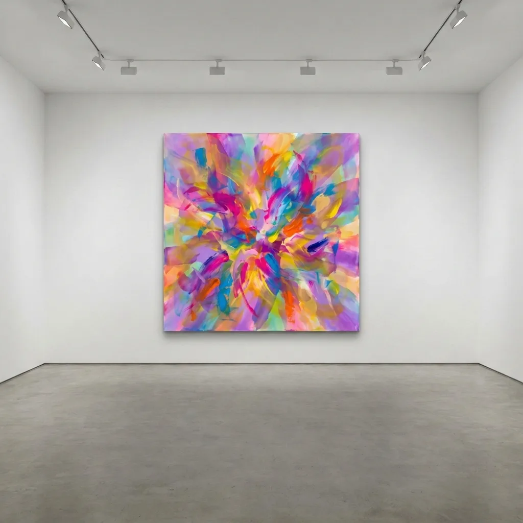 Colorful Euphoria stain — in a room