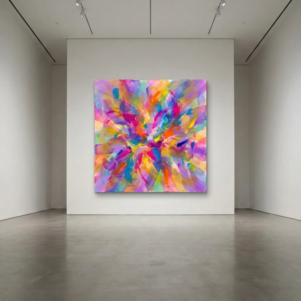 Colorful Euphoria stain — in a room