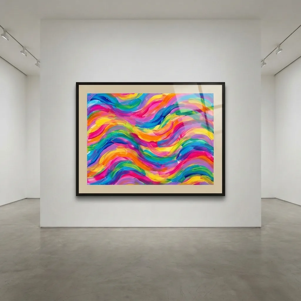 Vibrationen der Farben — im Interieur