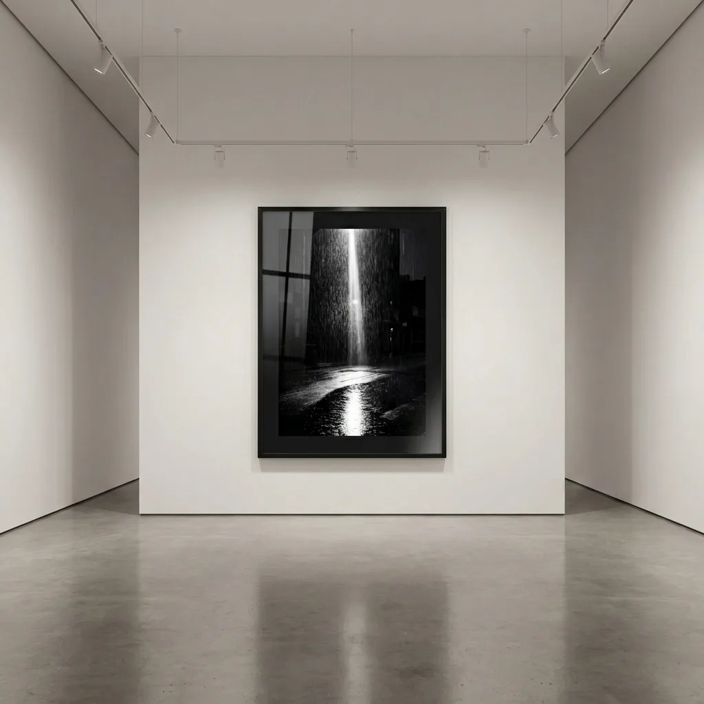 Nocturne in the Rain — in a room