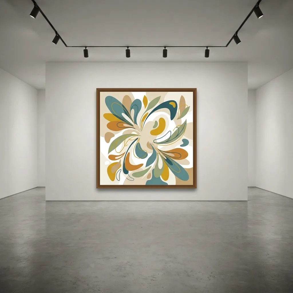 Pflanzliche Harmonie — im Interieur