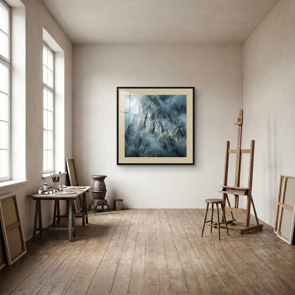 Majesty of the mist valley — in a room