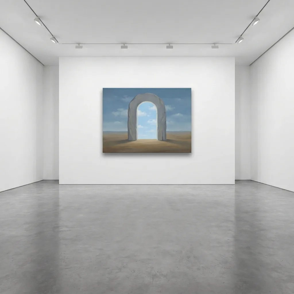 Steinernes Portal — im Interieur