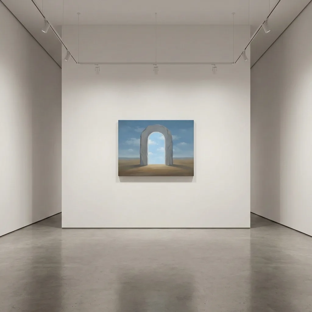 Steinernes Portal — im Interieur