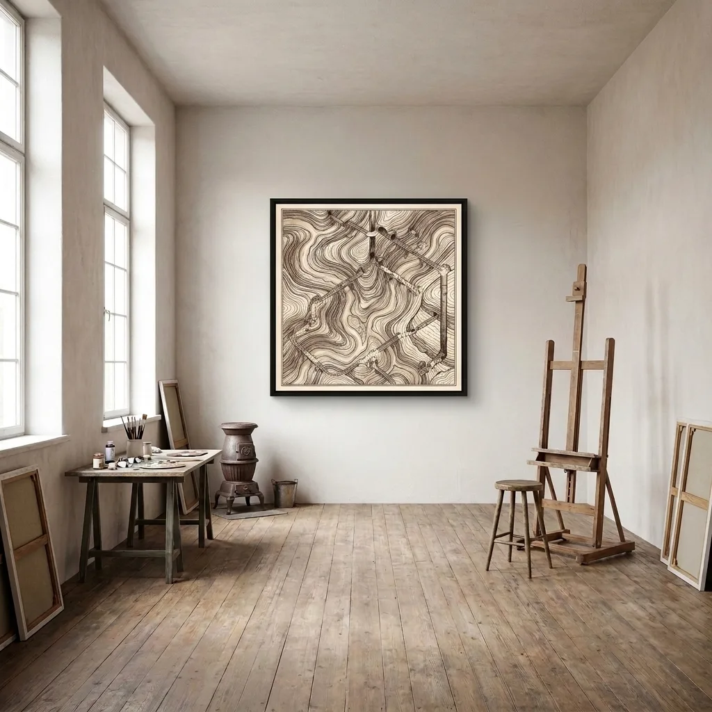 Topography of Illusion — in a room