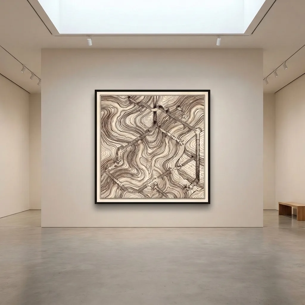 Topography of Illusion — in a room