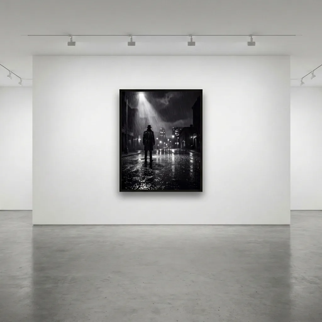 Regen-Nocturne — im Interieur