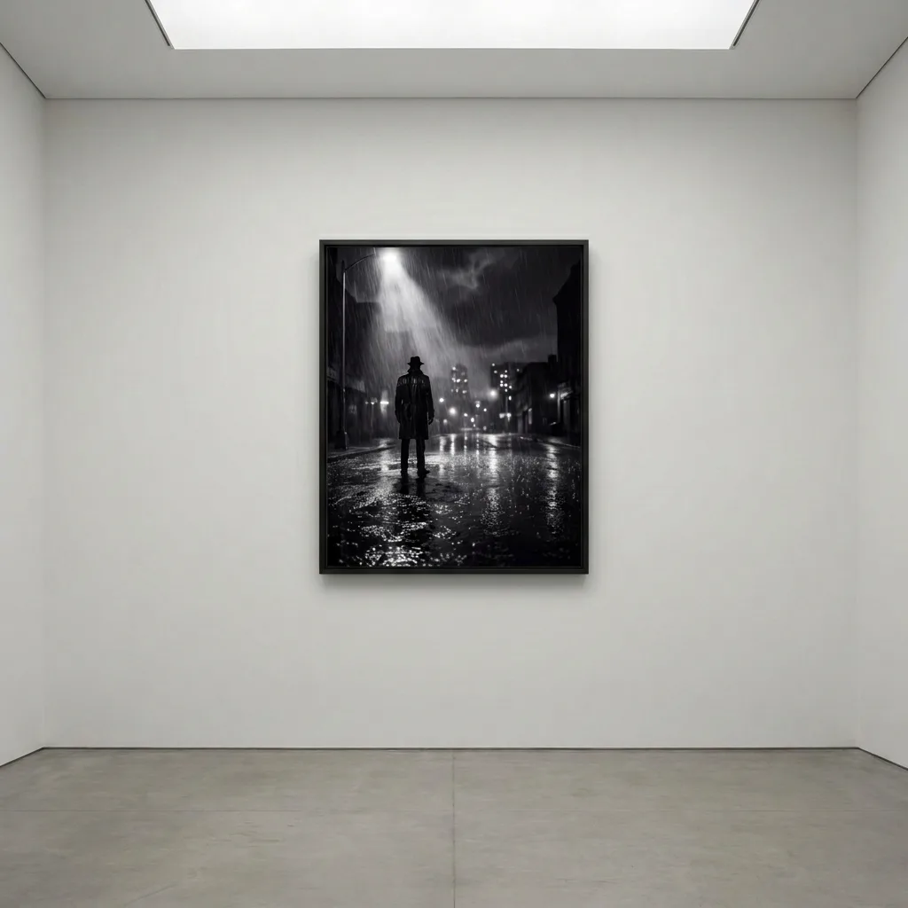 Regen-Nocturne — im Interieur