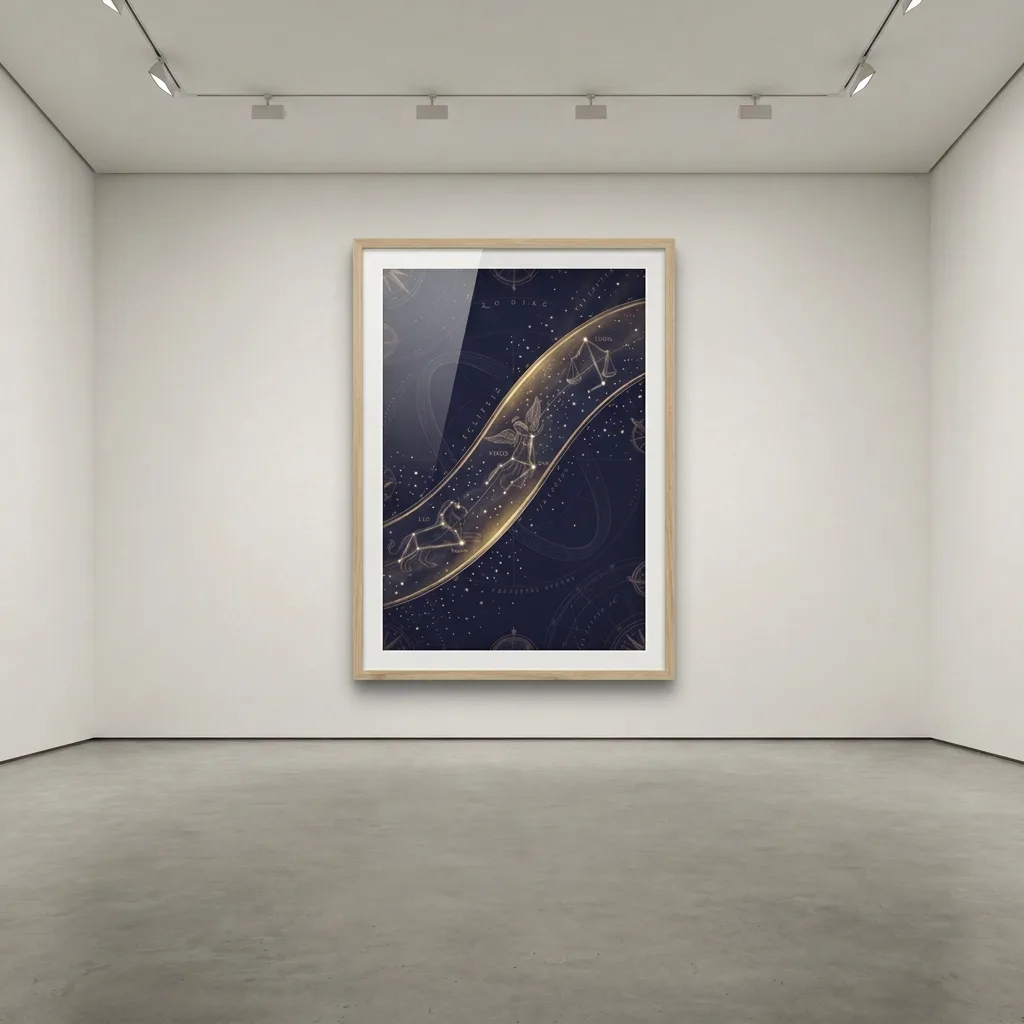 Gold of the Firmament — in a room