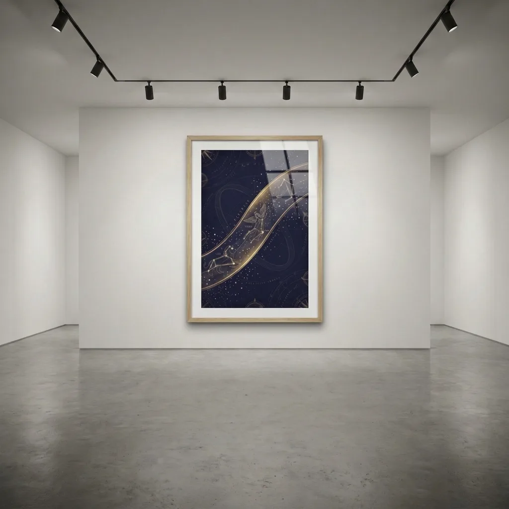 Gold of the Firmament — in a room