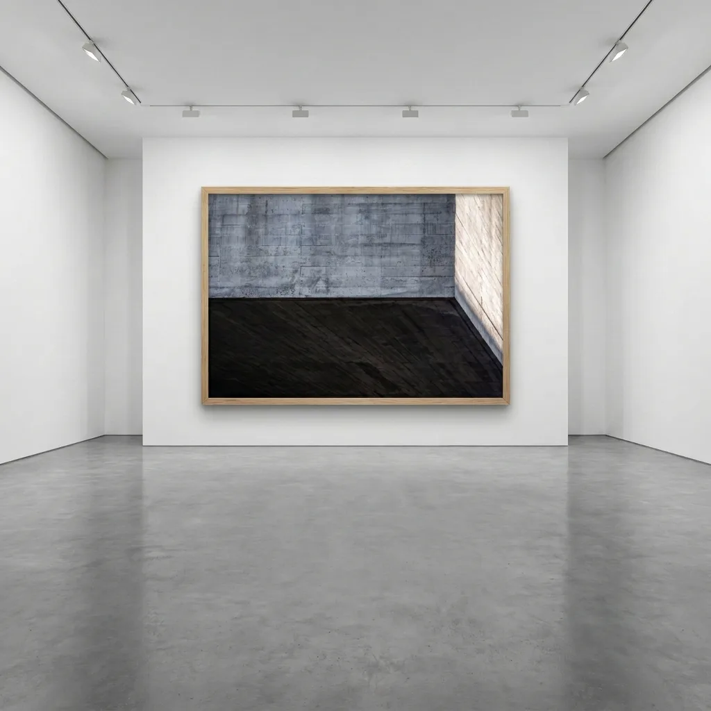 Rohe Geometrie — im Interieur