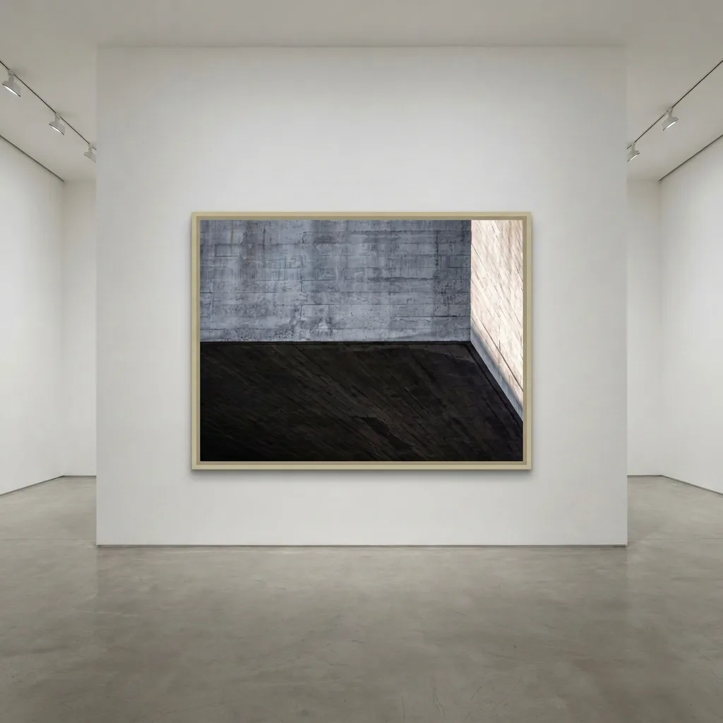 Rohe Geometrie — im Interieur