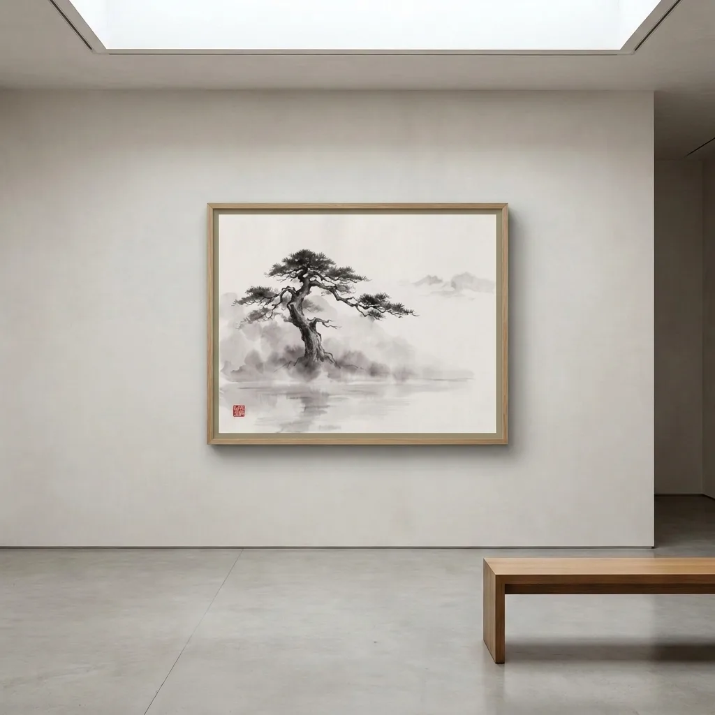 Einsame Kiefer — im Interieur