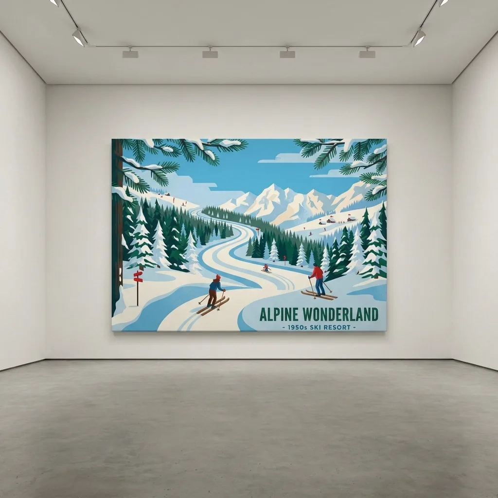 Alpine Leinennostalgie — im Interieur