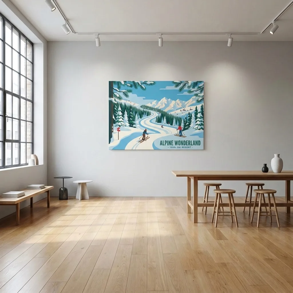 Alpine Leinennostalgie — im Interieur