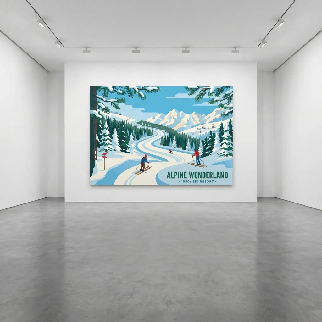Alpine Leinennostalgie — im Interieur