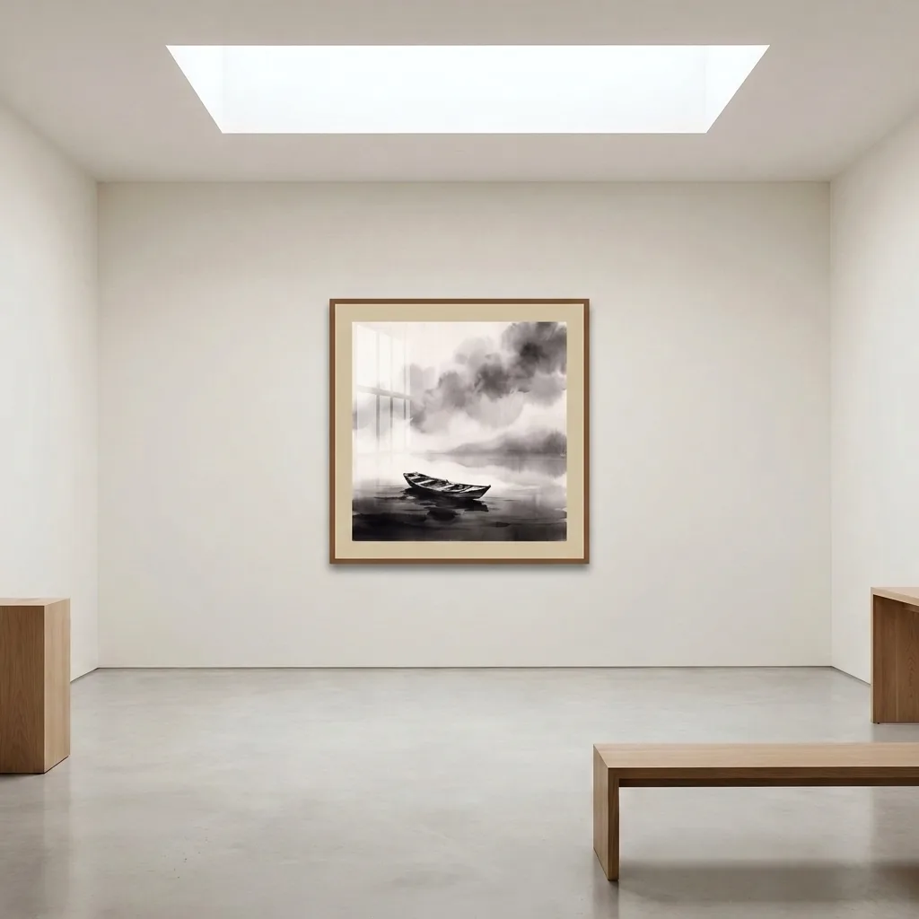 Stille auf dem Wasser — im Interieur
