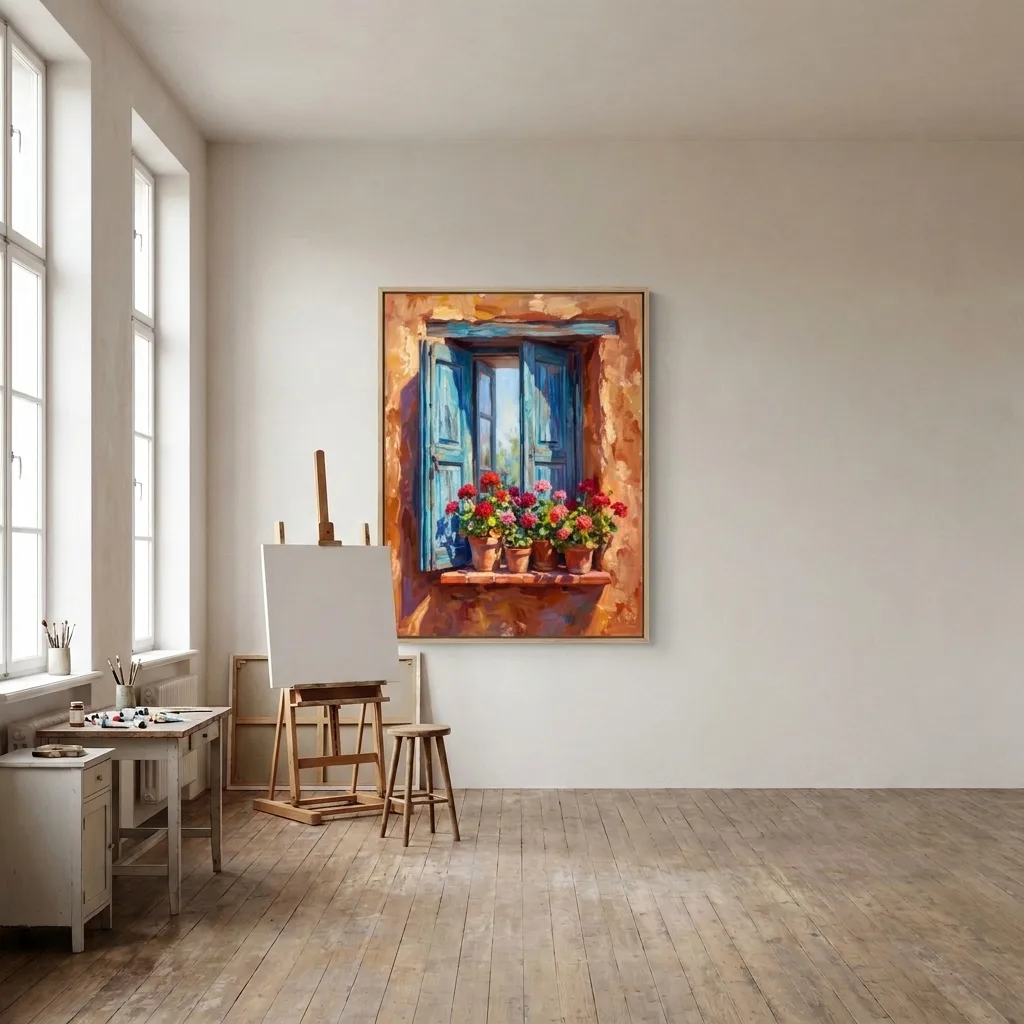Sunny Shutters — in a room
