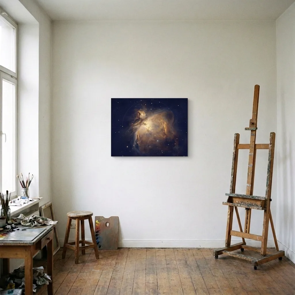 Golden Nebula — in a room