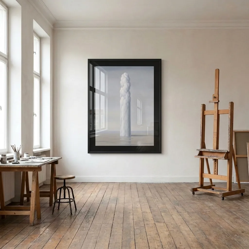 Säule aus Wolken — im Interieur