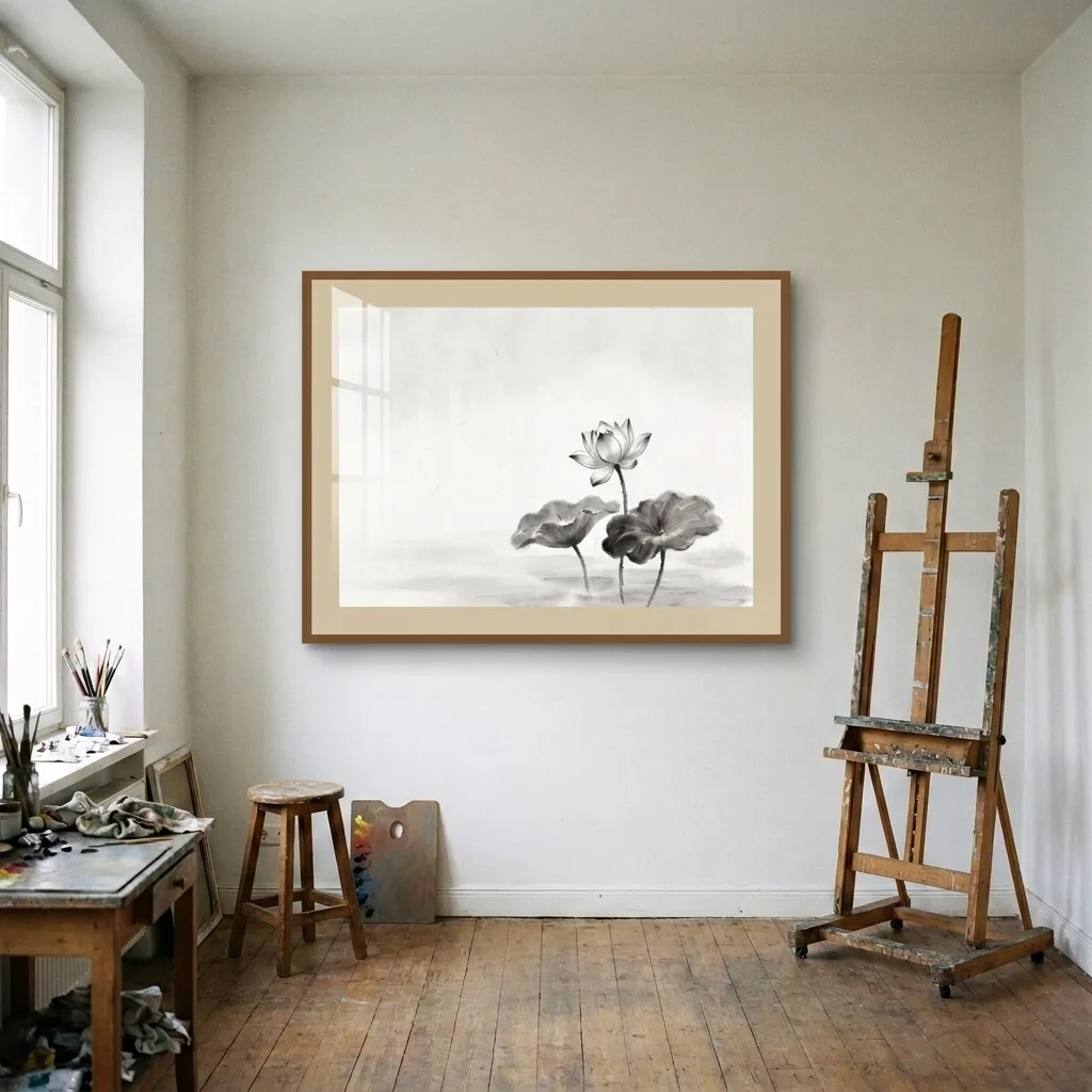 Stille des Lotos — im Interieur