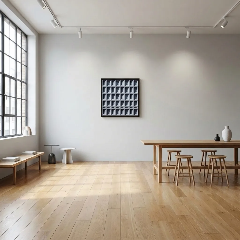 Concrete pulse — in a room