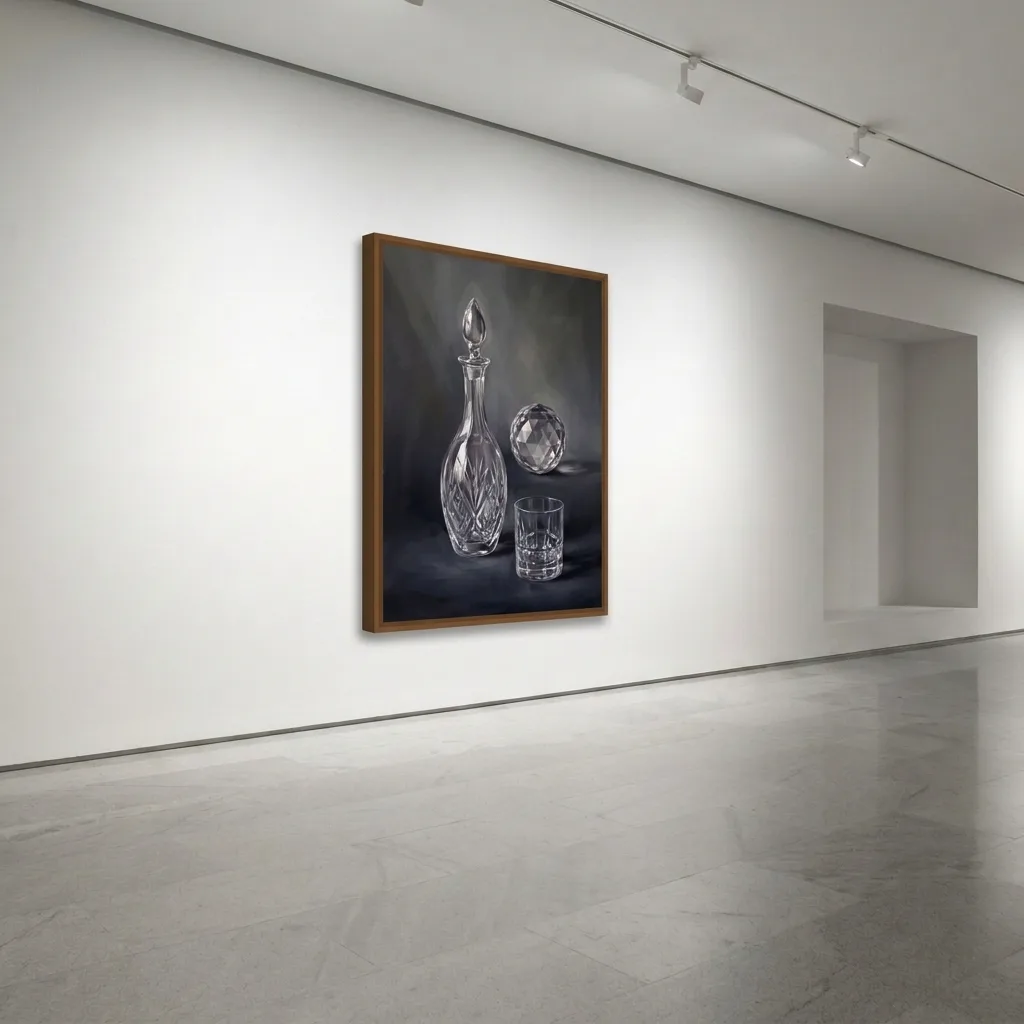 Study of Glass and Light — in a room