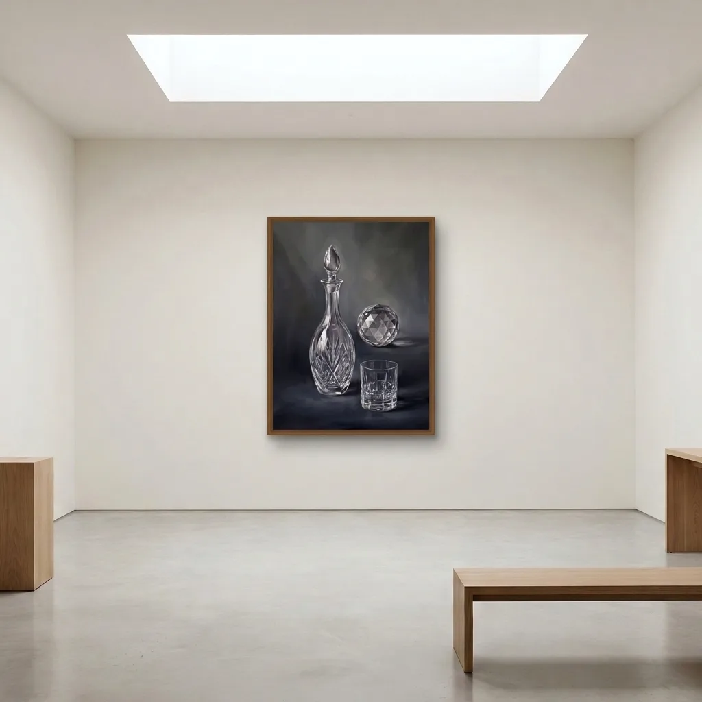 Study of Glass and Light — in a room