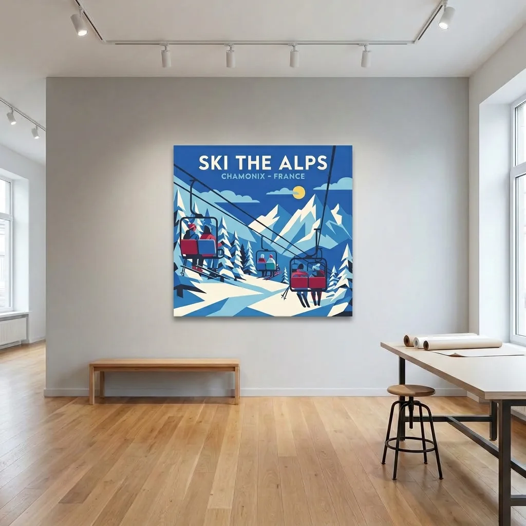 Alpine Resort — in a room