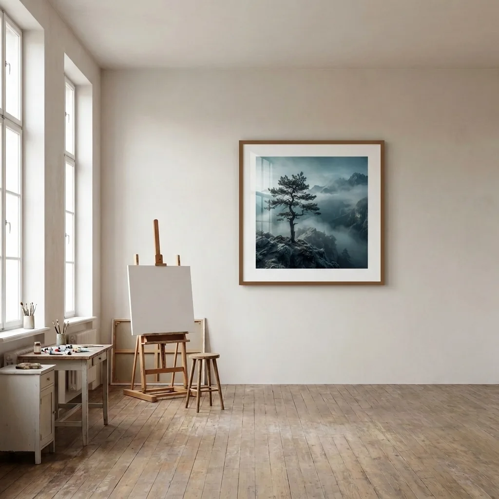 Einsamkeit über den Wolken — im Interieur