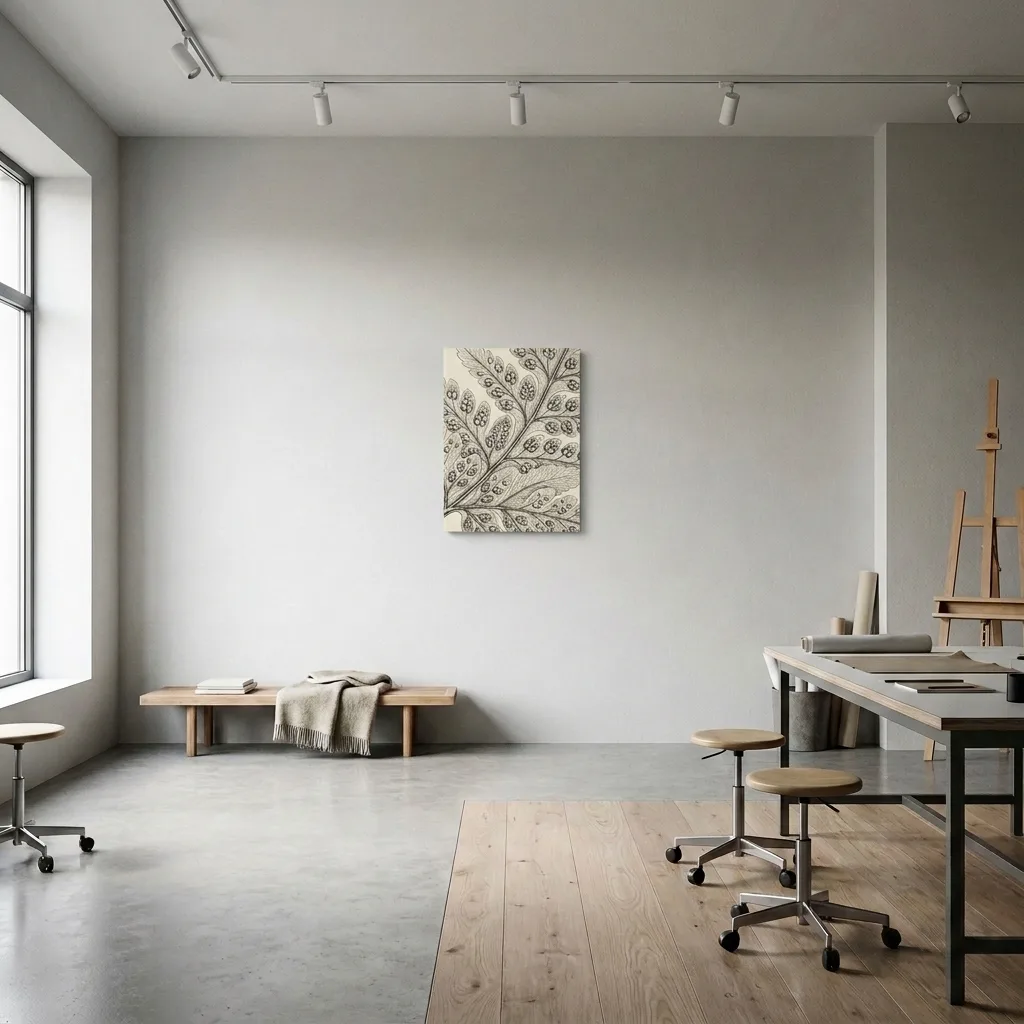 Anatomie eines Farns — im Interieur