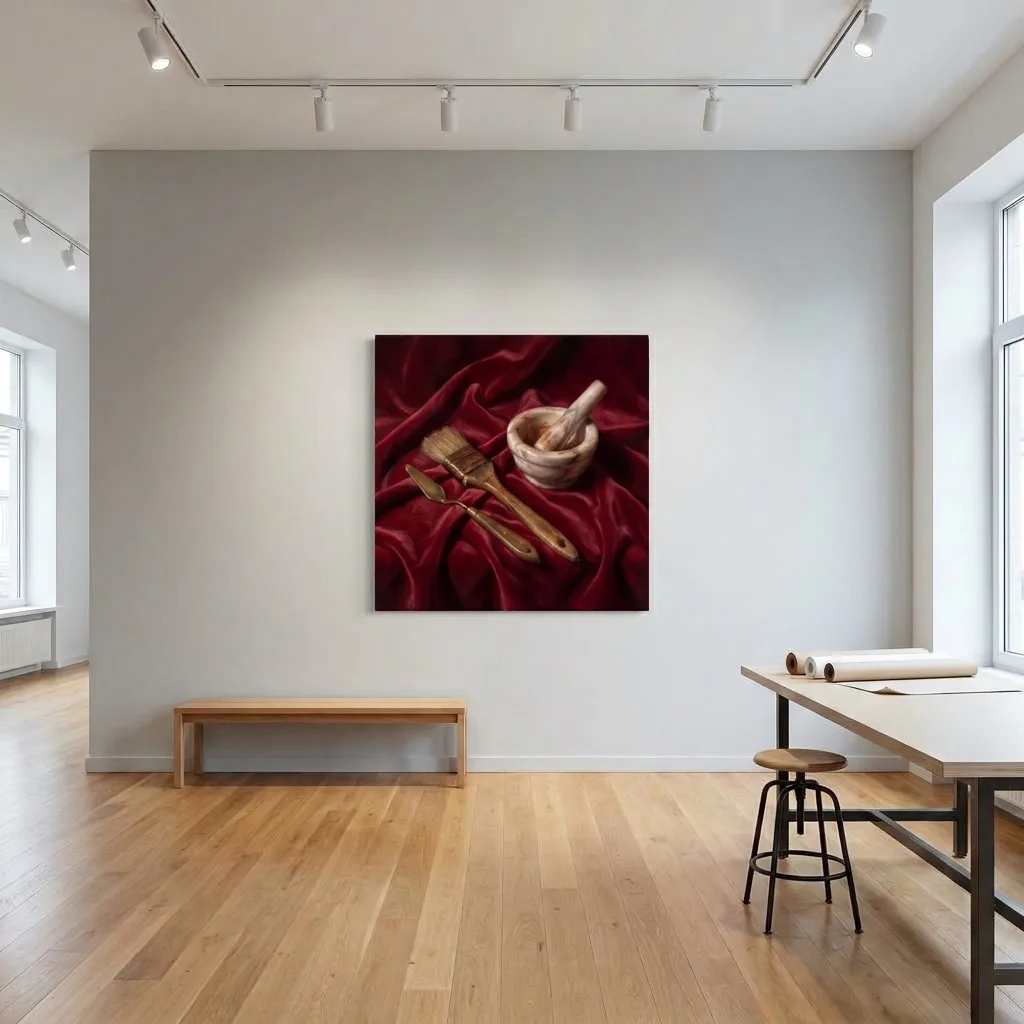 Mistrův ateliér — v interiéru