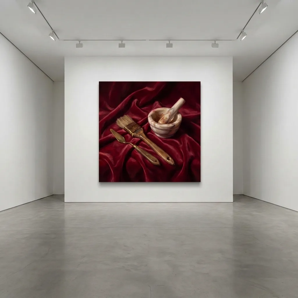 Mistrův ateliér — v interiéru