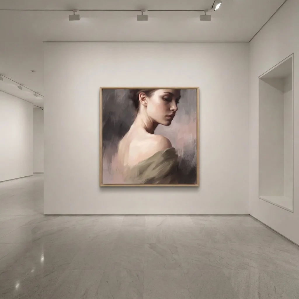 Quiet Portrait of a Woman — in a room