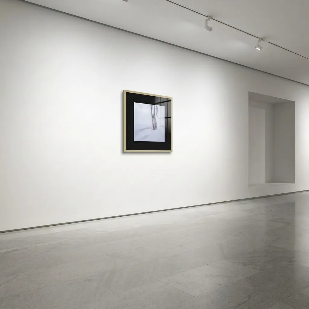 Winterbirken — im Interieur