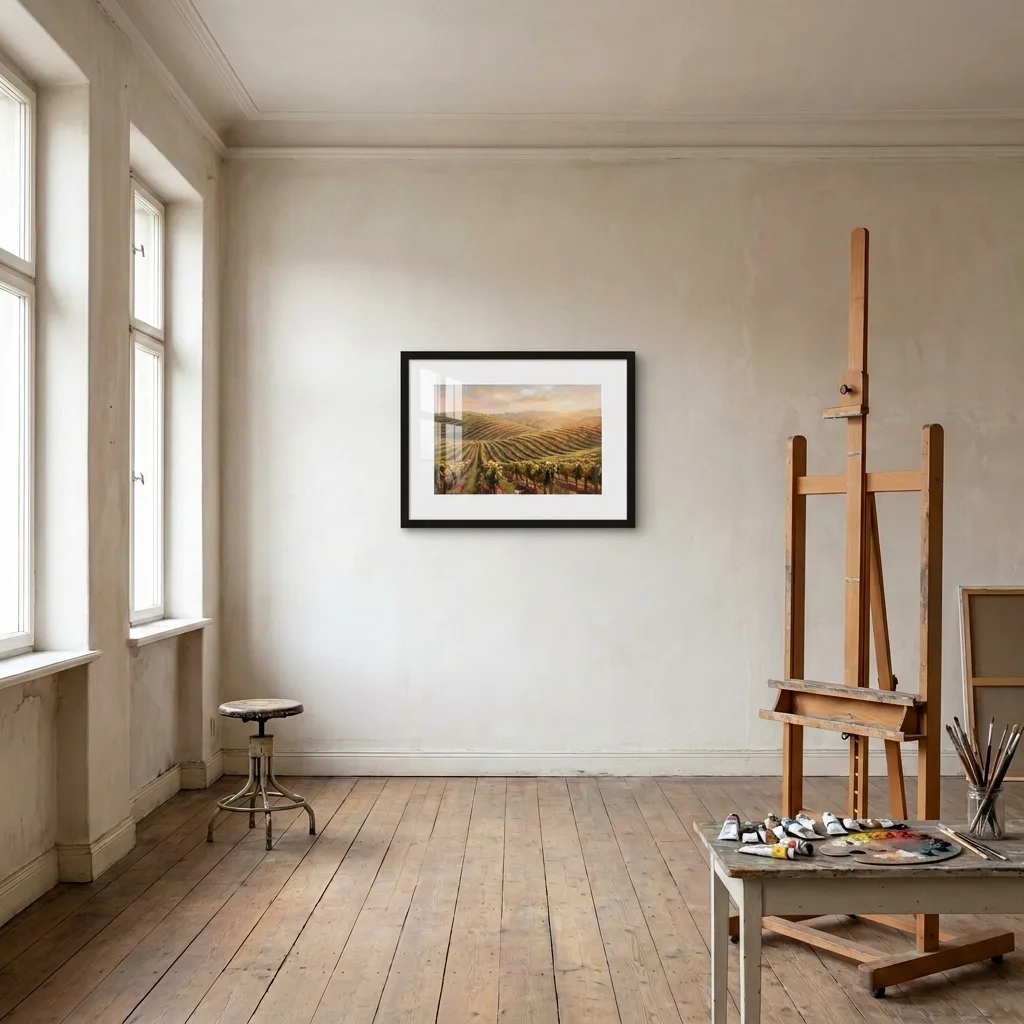 Goldene Weinberge — im Interieur